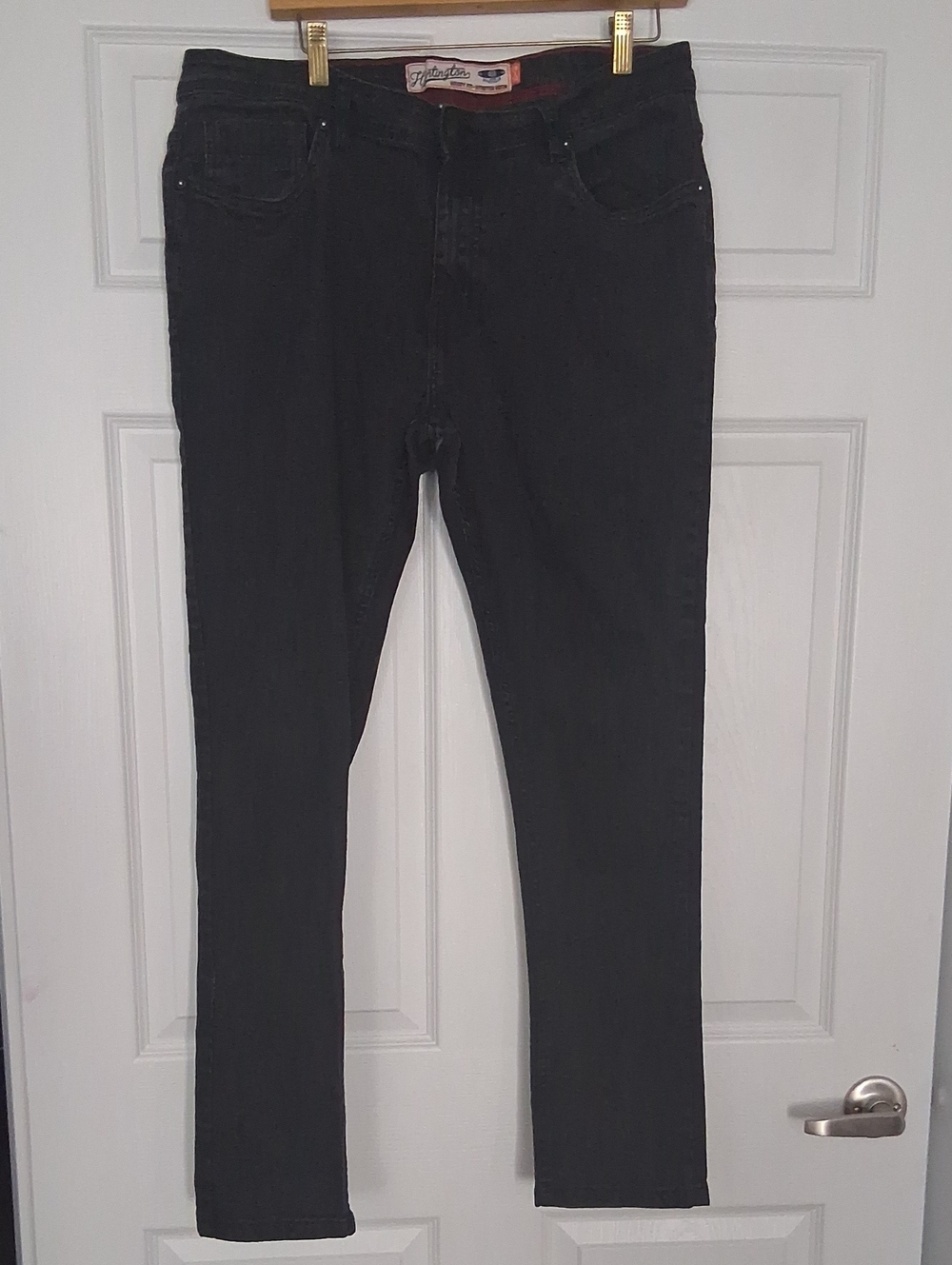 Slim Straight Men's Jeans in Black